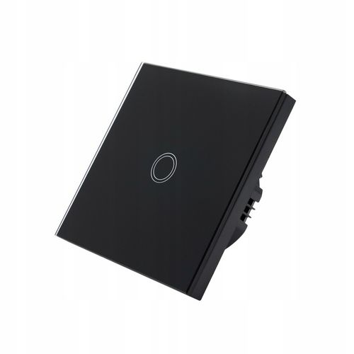 2x Dotykowy Szklany WŁĄCZNIK ŚWIATŁA LED SCHODOWY KRZYŻOWY LED Czarny na Arena.pl