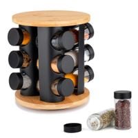 stojak obrotowy na przyprawy 12 pojemników e-8252