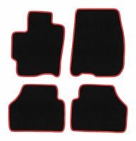 Dywaniki welurowe CARLUX-RED do Mazda Premacy I 1999-2005, czarne