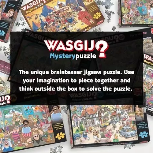 Wasgij Retro Mystery 8 The Final Hurdle | Jigsaw Puzzle For Adults 1000 Pie na Arena.pl