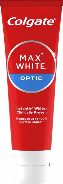 COLGATE MAX WHITE OPTIC PASTA DO ZĘBÓW WYBIELAJĄCA 75 ML zdjęcie 2