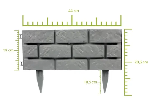 Murek ogrodowy 2,2 mb szary na Arena.pl