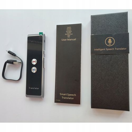 PRZENOŚNY TRANSLATOR BLUETOOTH TŁUMACZ MOWY NATYCHMIASTOWY WIELOJĘZYCZNY na Arena.pl