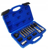 ZESTAW KLUCZE DO DEMONTAŻU ALTERNATORÓW 13 SZTUK WALIZKA ZE SPRZĘGŁEM