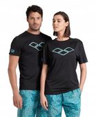Koszulka T-shirt sportowy casual męski damski Arena Logo Black R.XS