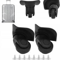 2 SZT CZARNE KÓŁKO DO WALIZKI CZĘŚCI WALIZEK TORBY A09