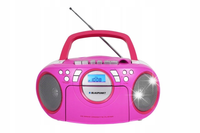 Radioodtwarzacz przenośny CD MP3 USB kasetowy FM Blaupunkt BB16PK