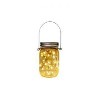 LAMPA LED SOLARNA IP44 SŁOIK DEKORACYJNA Z CZUJNIKIEM ZMIERZCHU