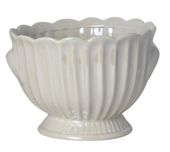 Doniczka ceramiczna beżowa mała
