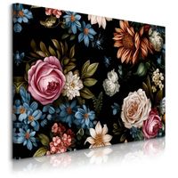 Obraz Na Płótnie Do Sypialni Róże Kwiaty Natura Abstrakcja 70cm x 50cm