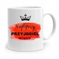 Kubek Prezent Dla Przyjaciela Najlepszy Na Świecie Z Nadrukiem Ze Zdjęciem