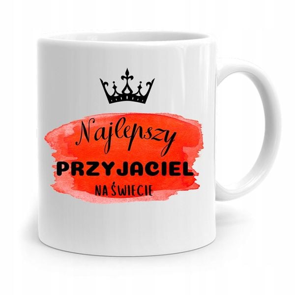 Kubek Prezent Dla Przyjaciela Najlepszy Na Świecie Z Nadrukiem Ze Zdjęciem zdjęcie 1