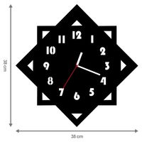 ZEGAR ŚCIENNY GEOMETRIA 38cm M 102.10