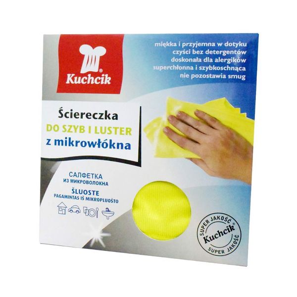 Ściereczka do szyb mikrofibra Kuchcik zdjęcie 1