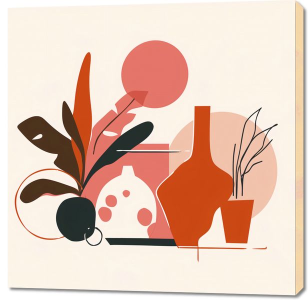 Obraz 100x100cm Ciepłe Gesty zdjęcie 1