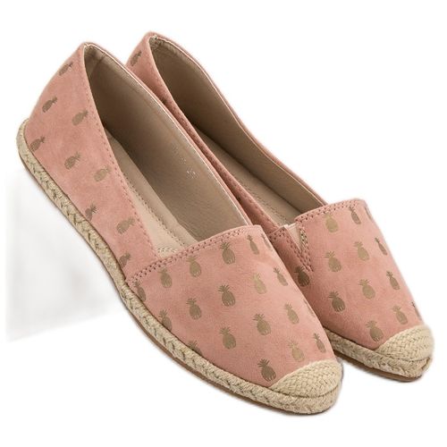 Pudrowe Espadryle W Ananasy r.41 na Arena.pl