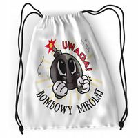 Plecak Dla Mikołaja Sportowy Szkolny Worek Torba Z Nadrukiem Ze Zdjęciem