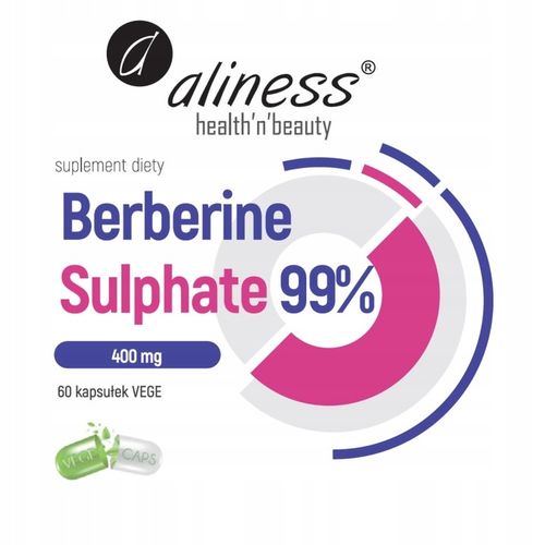 Aliness BERBERINE SULPHATE 99% 400mg Berberyna 60k na Arena.pl
