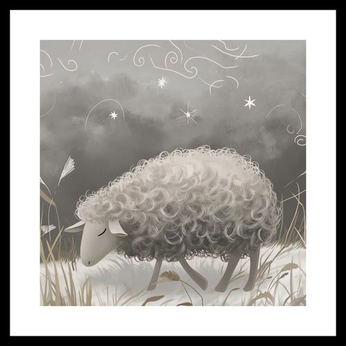 Plakat 40x40cm Bujna Owca na Arena.pl