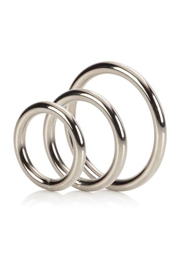 silver ring - 3 piece set silver na Arena.pl