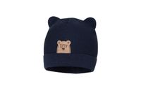 Broel ATANAZY czapka dla chłopca uszka granat 41-43