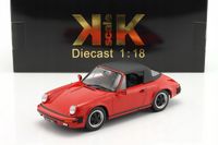 KK SCALE PORSCHE 911 SC Cabriolet 1983 Red 1:18
