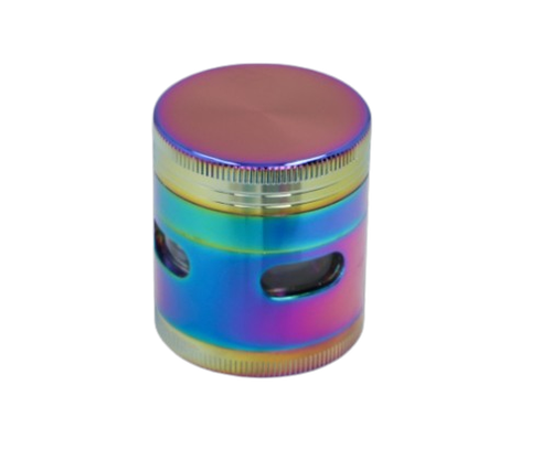 Crusher Grinder Młynek do Tytoniu Suszu Ziół CBD 4-częściowy Tęczowy na Arena.pl