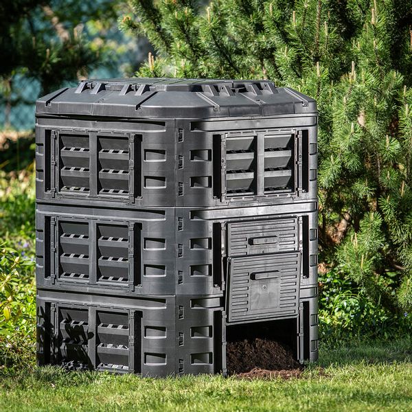 KOMPOSTOWNIK OGRODOWY MODULARNY CAŁOROCZNY 860L zdjęcie 3