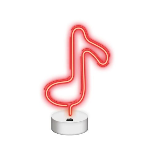 Neon na podstawce LED NUTKA czerwona NNE08 Neolia na Arena.pl