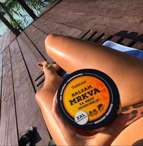 TINKTURA MRKVA XXL Carrot Balsam do opalania z chorwacji 10SPF 250ml 05.27 na Arena.pl