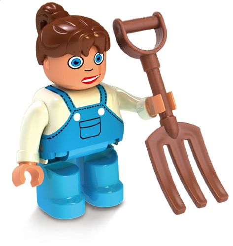 KLOCKI MUBI FIGURKA LUDZIK FARMERKA na Arena.pl