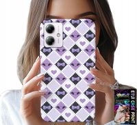 ETUI DO MOTOROLA MOTO G14 - MODNE SERCA KOKARDKI KOKARDA + SZKŁO