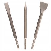 MAKITA Zestaw dłuto szpic przecinak SDS+ 3 szt. D-08735 D-08729