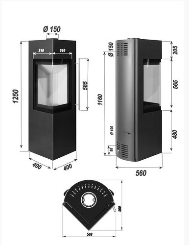 Piec Cali 2.0 czarny na Arena.pl