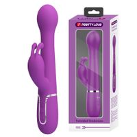 wibrator króliczek pchający rotacyjny pretty love dejon fioletowy 7 wibracj