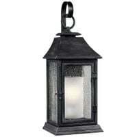 Zewnętrzna LAMPA ścienna Shepherd FE-SHEPHERD-2L Elstead FEISS elewacyjna OPRAWA ścienna outdoor IP44 cynk przezroczysta