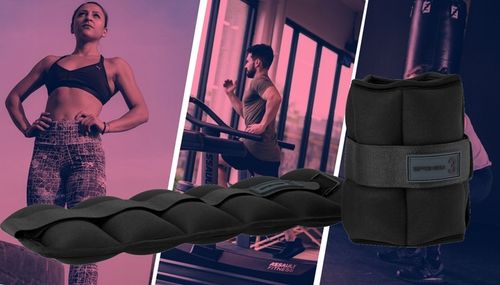 Obciążenia na rzep na przeguby nogi ręce ciężarki 2x 3kg neoprenowe na Arena.pl