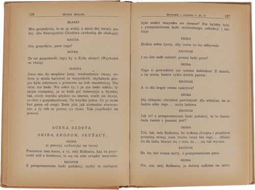 Michał Bałucki Komedie I, II, III seria Pisma wybrane Tom X - XII 1956 na Arena.pl