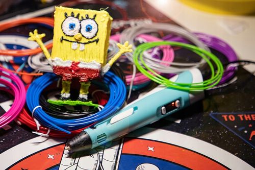 ZESTAW MAGICZNY DŁUGOPIS 3D PEN DRUKARKA STOJAK + WKŁADY DLA DZIECI 65M na Arena.pl