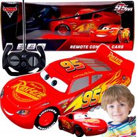 CARS AUTA ZYGZAK McQUEEN RC SAMOCHÓD ZDALNIE STEROWANY NA PILOTA 17CM