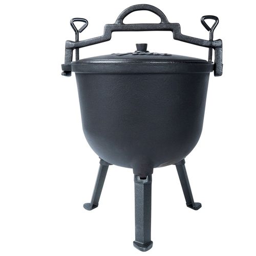 Kociołek Żeliwny Garnek Myśliwski Węgierski Pieczonki Prażone Ognisko 10L na Arena.pl