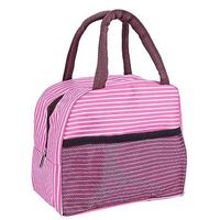 termoizolacyjna torba na lunch piknik różowa