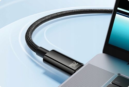 BASEUS MOCNY KABEL USB-C SZYBKIE ŁADOWANIE PRZEWÓD TYP-C 240W PD 3.1 QC 1M na Arena.pl