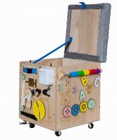 PUFA Manipulacyjna Na Zabawki Tablica Skrzynia