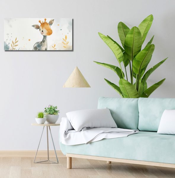 Obraz 70x30cm Mała Żyrafka zdjęcie 2
