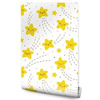 Tapeta Do Pokoju Dziecięcego Wesołe GWIAZDECZKI