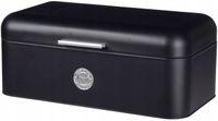 CHLEBAK METALOWY CZARNY 40X20X15 CM DO PRZECHOWYWANIA PIECZYWA