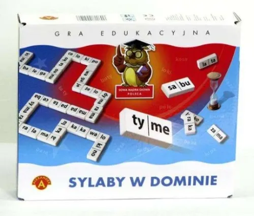 SYLABY W DOMINIE gra edukacyjna Alexander DOMINO na Arena.pl