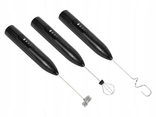 SPIENIACZ DO MLEKA KAWY MINI MIKSER ELEKTRYCZNY RĘCZNY UBIJAK 3w1 USB na Arena.pl