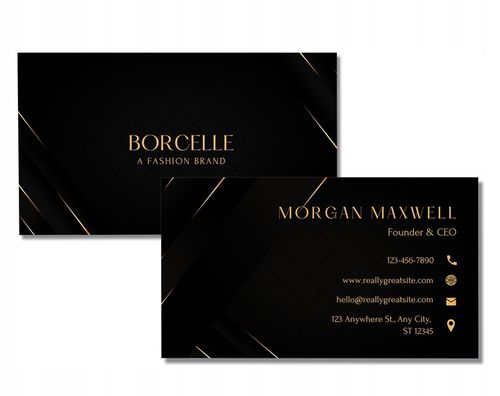 Wizytówki DRUK z projekt Canva 300 szt GRUBE 350g na Arena.pl